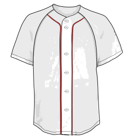 Fashion sewing patterns for MEN Shirts Baseball Jersey 9316
